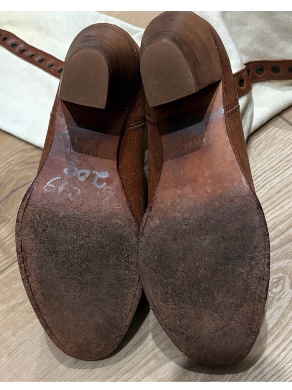 FRYE canvas and leather boots - Picture 12 of 17
